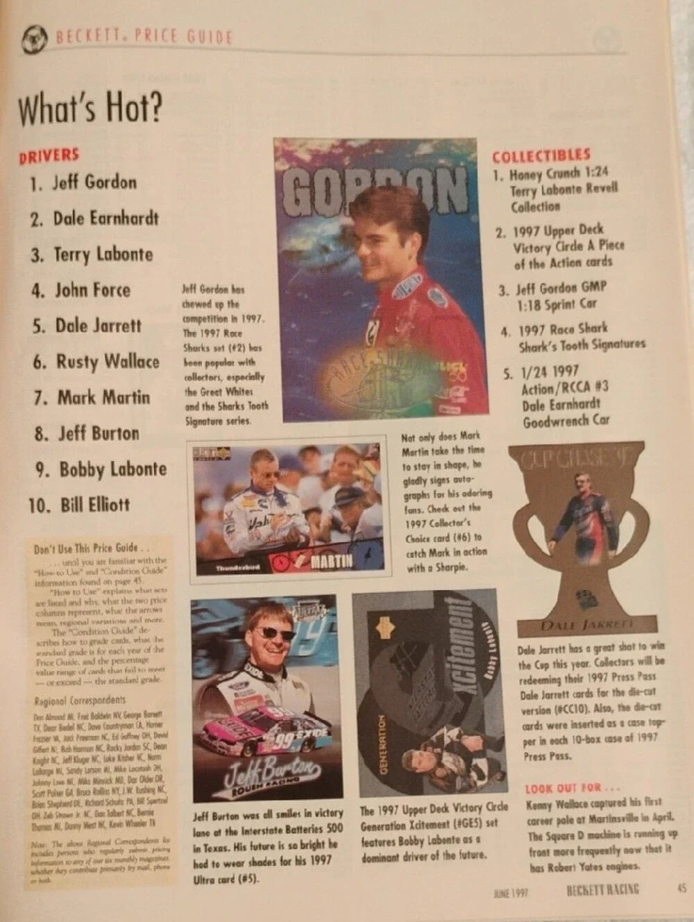 Magazine- Beckett Racing June 1997